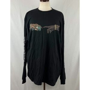 EUC HSTRY By Nas Creation Of Adam Money Graphic Long Sleeve Shirt Mens Sz XL